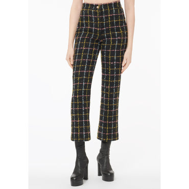 Iri Fantasy Wool Tweed Pants - Bk/Ye/Pi/Blu/Ocre