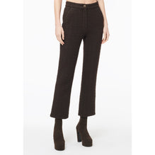 Wool Tweed Pants - Brown