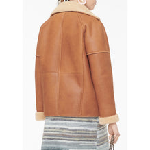 Lamb Shearling Jacket - Brown/Beige