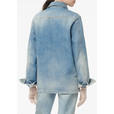 Washed Denim Jacket - Blue