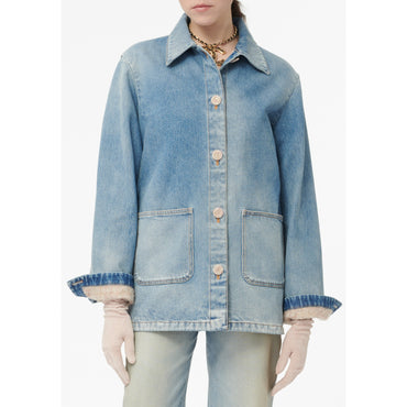 Washed Denim Jacket - Blue