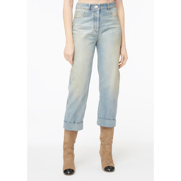 Water-Repel Coated Denim Jeans - Blue
