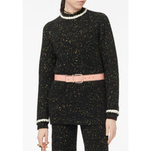 Wool/Cashmere Pullover - Black/Multicolor