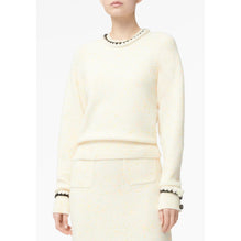 Wool/Cashmere Pullover - Ecru/Multicolor