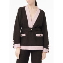 Wool Pullover - Brown/ Pink