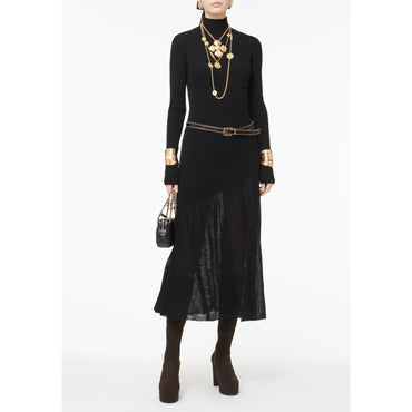 Wool Dress - Black