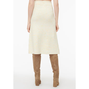Wool/Cashmere Skirt - Ecru/Multicolor