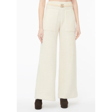 Cashmere/Silk Pants - Ecru