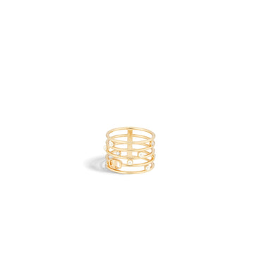 Women Wcj Ring - D03S Gold/Silver Shade