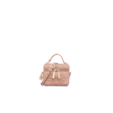Women Lady Dior Vanity Lambskin - 49P Rose De Vent