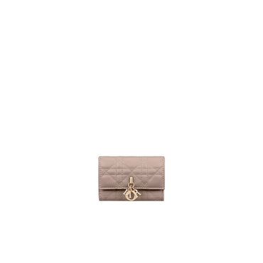 Women My Dior Medium Wallet Lambskin - 30G Taupe
