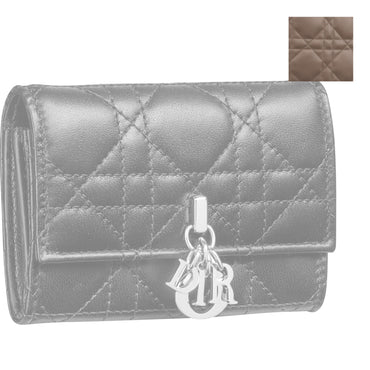 Women My Dior Medium Wallet Lambskin - 30G Taupe