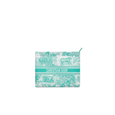 Women Diortravel Pouch Canvas - 51E Vert Multi