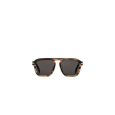 Men Men Sunglasses - 90A0 Brown Horn / Grey Lenses