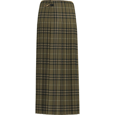 Check Wool Blend Kilt - Camp Ip Check