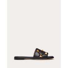 Roman Stud Quilted Sandal - Nero