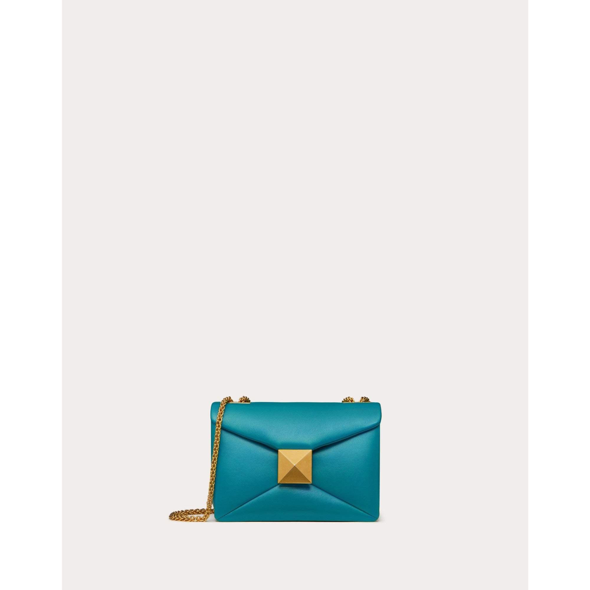 One Stud Shoulder Bag - Ultramarine Green