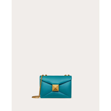 One Stud Shoulder Bag - Ultramarine Green