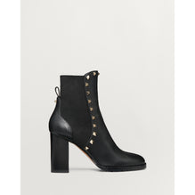 Rockstud Short Boot - Nero